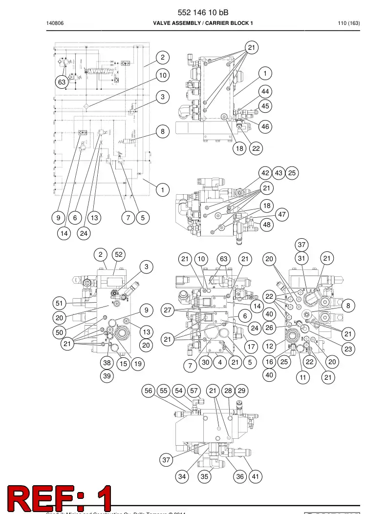06486498a 064 864 98a Section - Sandvik Technical Drawing