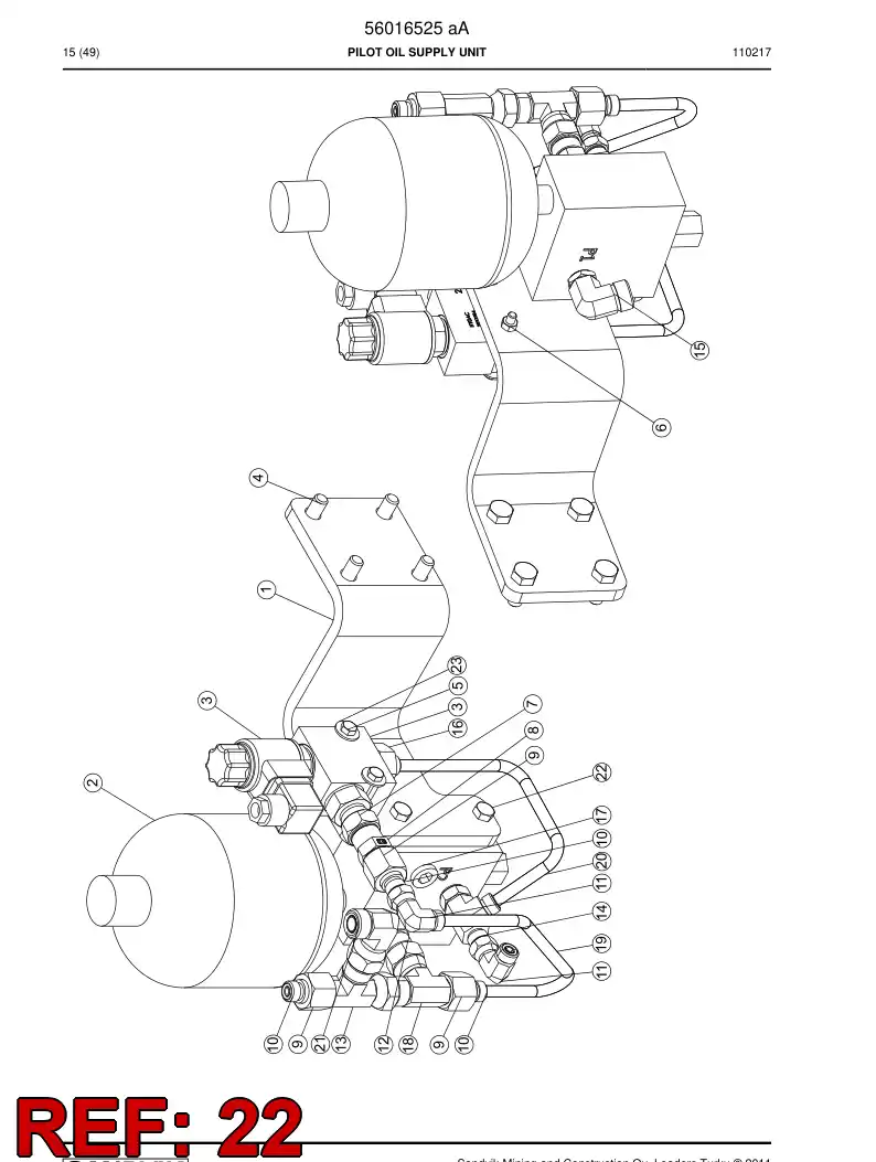 06530406 065 304 06 Hexagon head screw (full thread) - Sandvik Technical Drawing