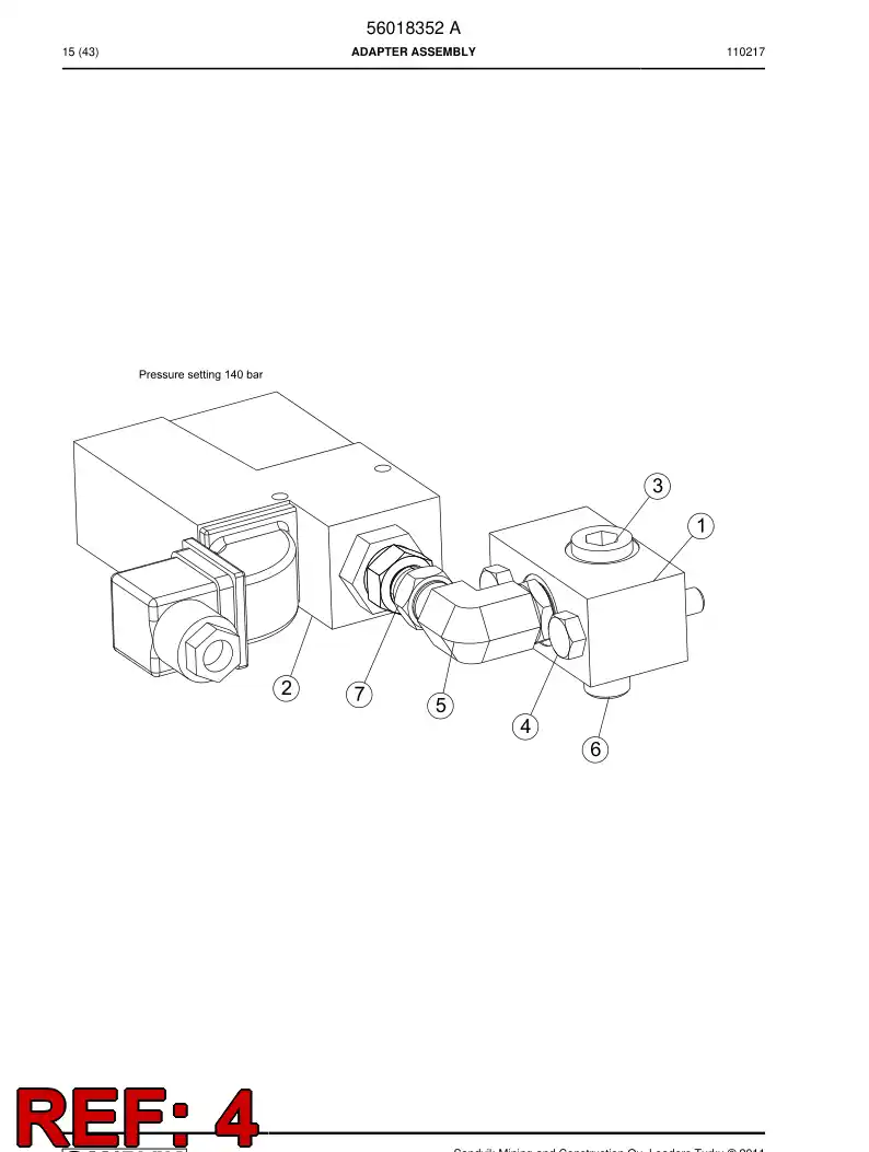 06530410 065 304 10 Hexagon head bolt (half thread) - Sandvik Technical Drawing