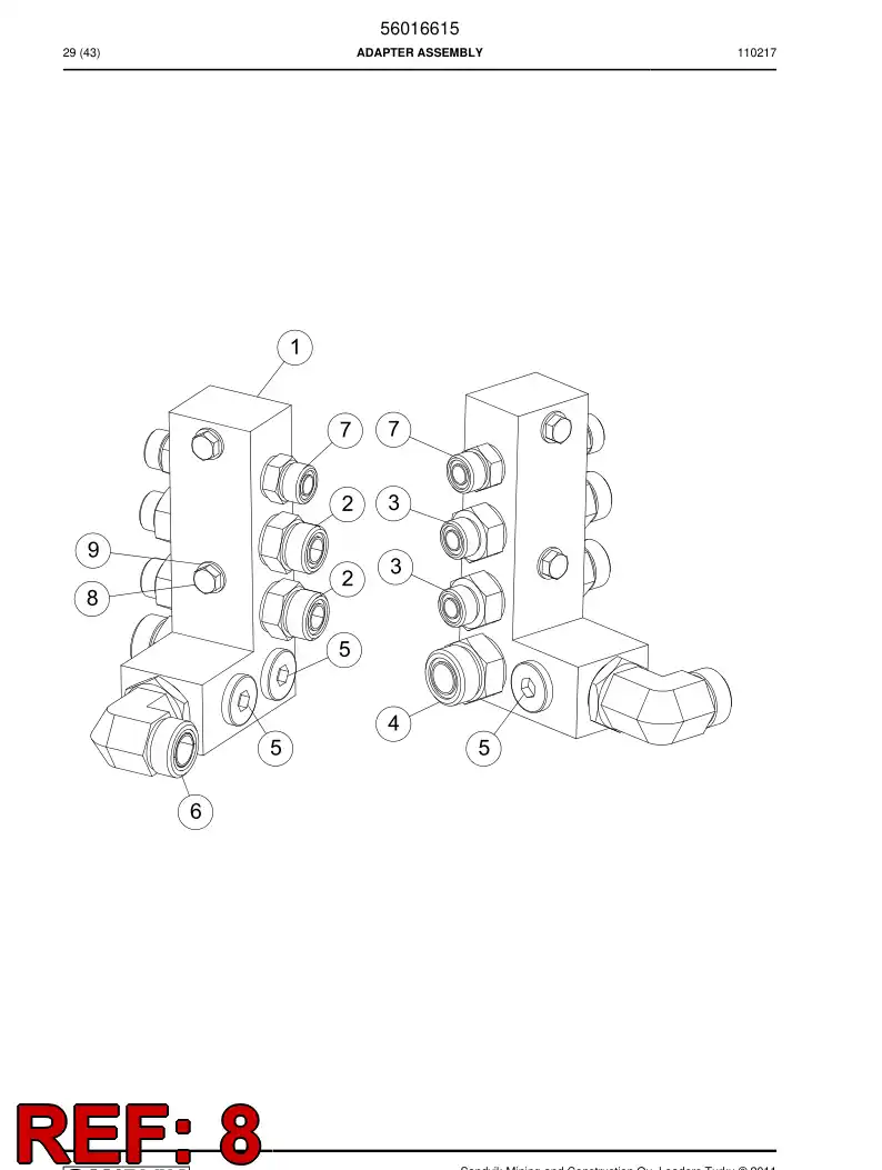 06530411 065 304 11 Hexagon head bolt (half thread) - Sandvik Technical Drawing