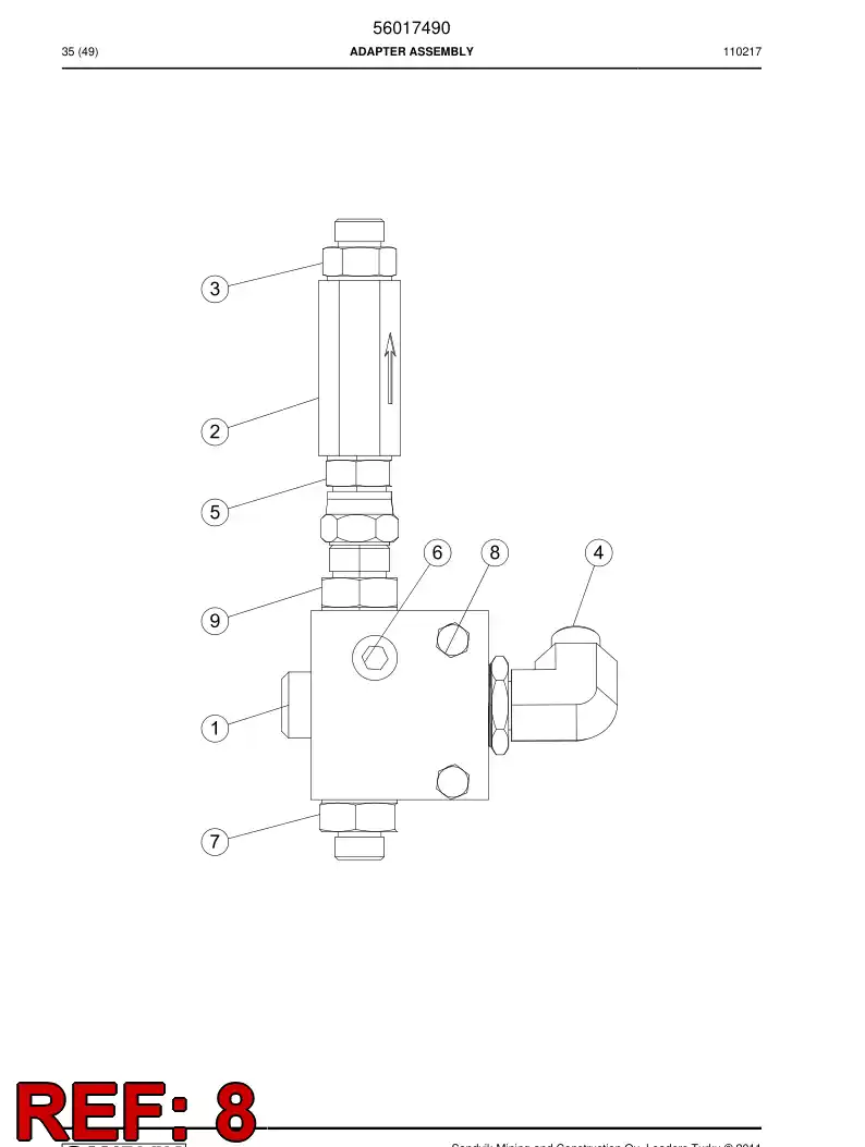 06530413 065 304 13 Hexagon head bolt (half thread) - Sandvik Technical Drawing