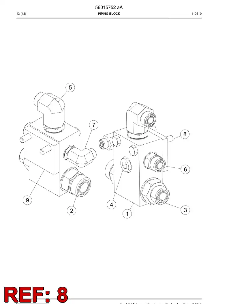 06530414 065 304 14 Hexagon head bolt (half thread) - Sandvik Technical Drawing