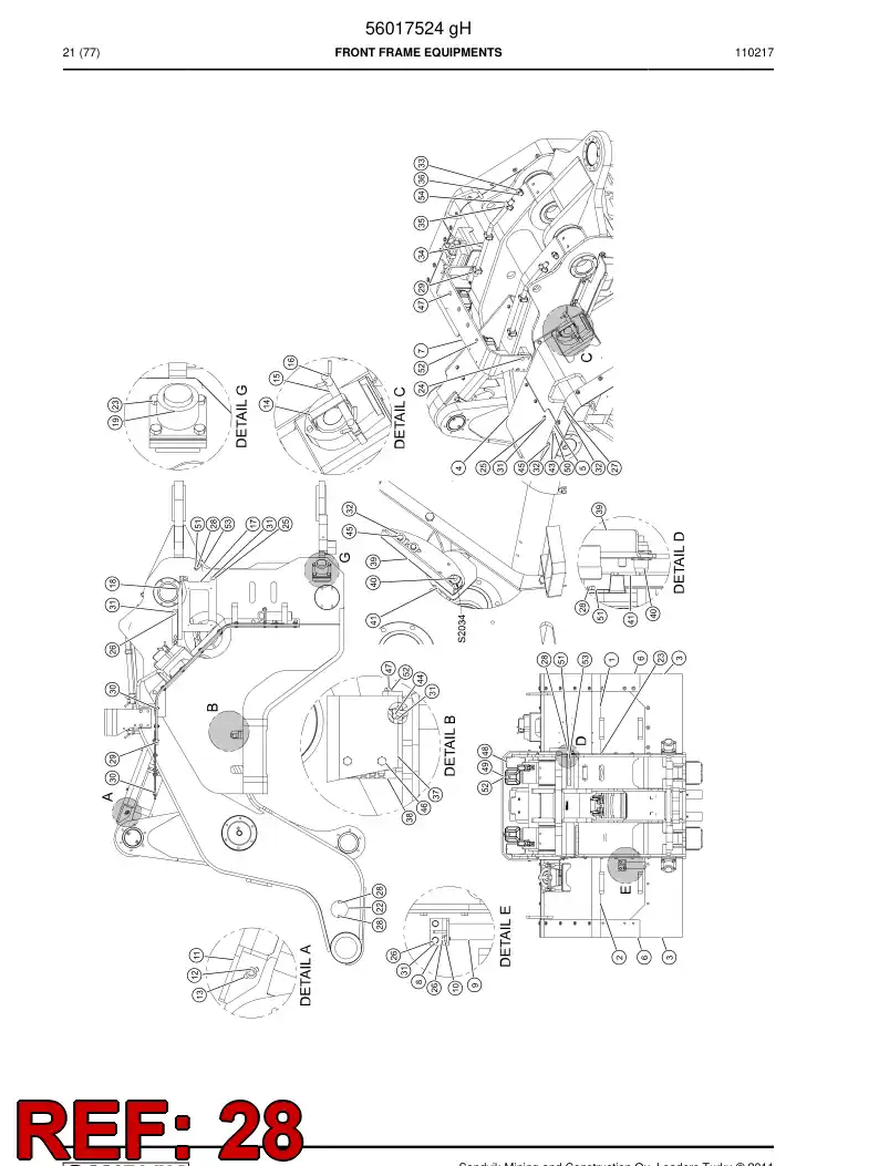 06530421 065 304 21 Hexagon head screw (full thread) - Sandvik Technical Drawing