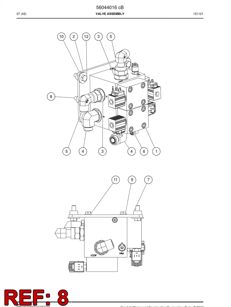 06530448 065 304 48 Hexagon head bolt (half thread) - Sandvik Technical Drawing