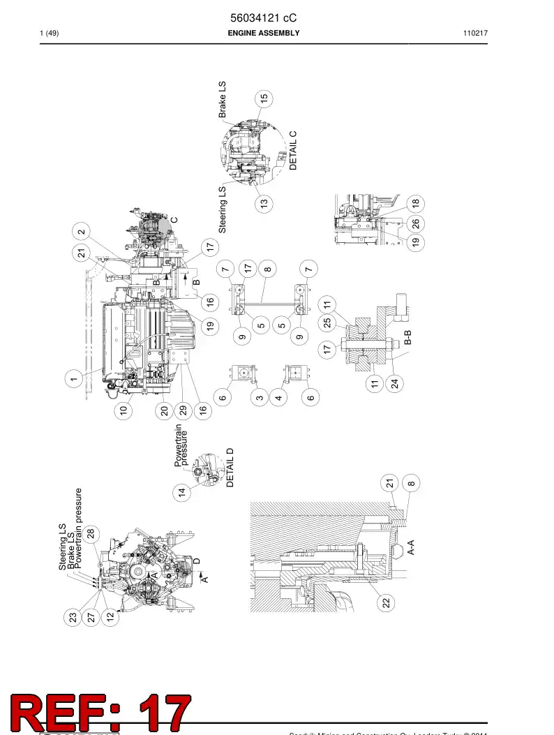 06530495 065 304 95 Hexagon head bolt (half thread) - Sandvik Technical Drawing