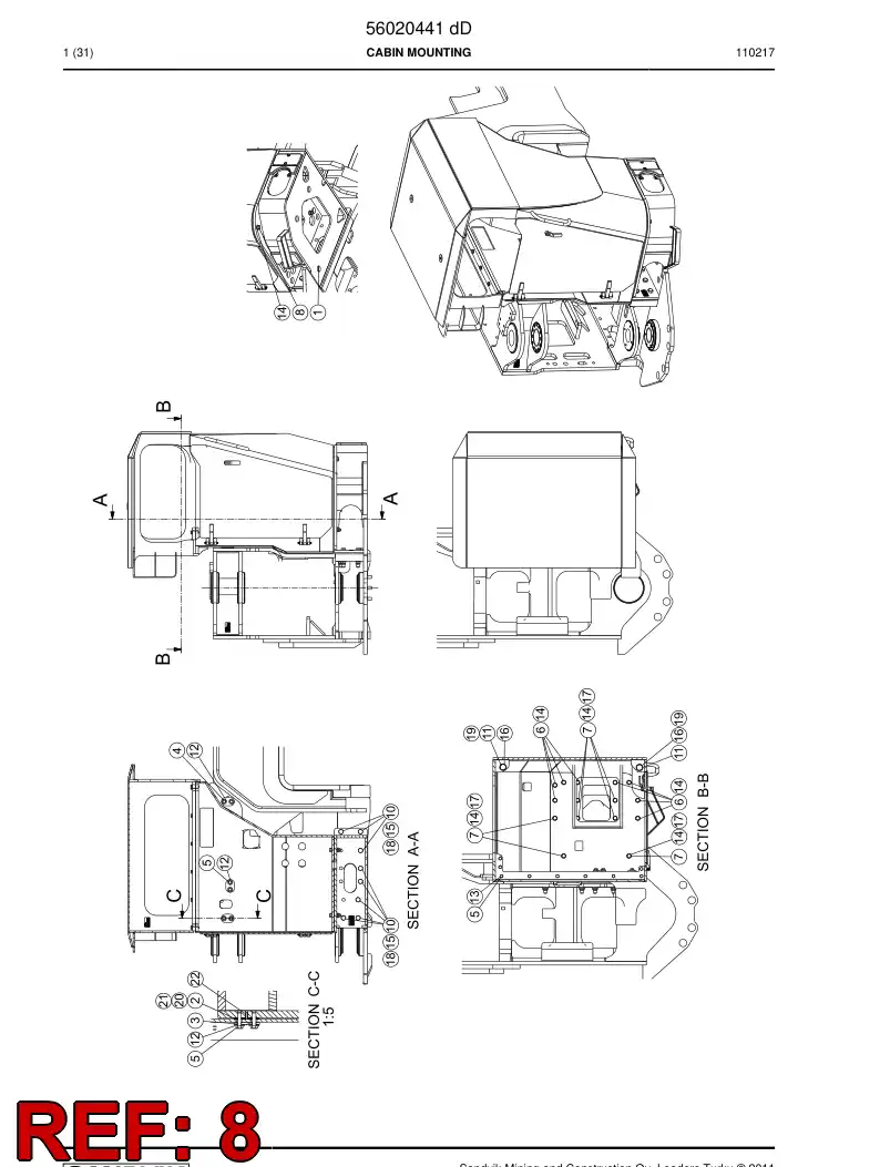 06530507 065 305 07 Hexagon head bolt (half thread) - Sandvik Technical Drawing