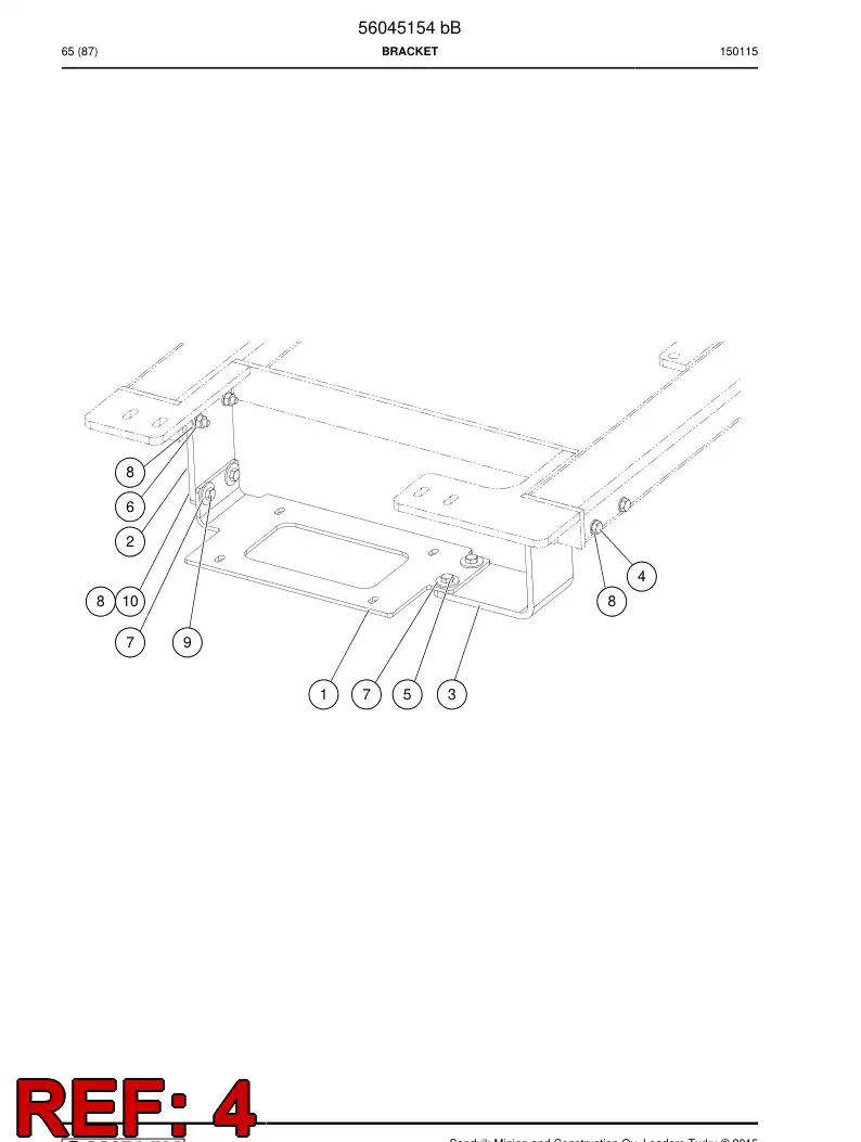 06530549 065 305 49 Hexagon head bolt (half thread) - Sandvik Technical Drawing