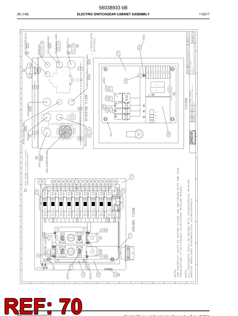 06532003 065 320 03 Hexagon socket head screw (full thread) - Sandvik Technical Drawing