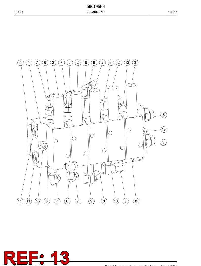06532013 065 320 13 Hexagon socket head bolt (half thread) - Sandvik Technical Drawing