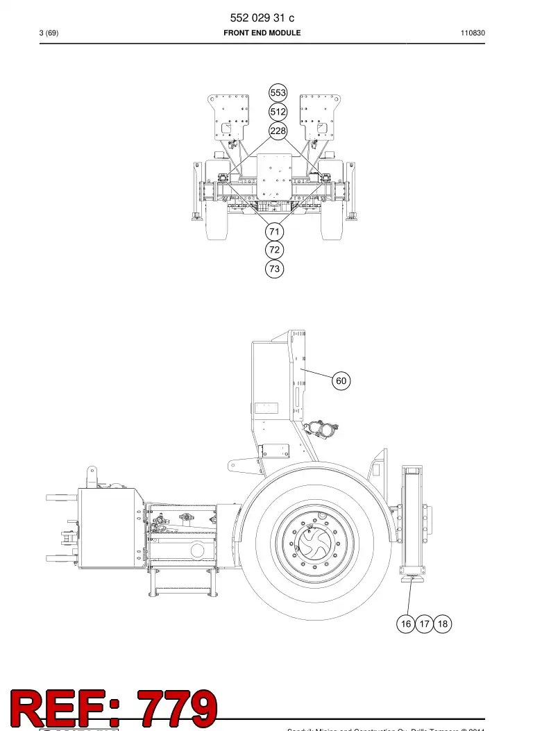 06532017 065 320 17 Hexagon socket head screw - Sandvik Technical Drawing