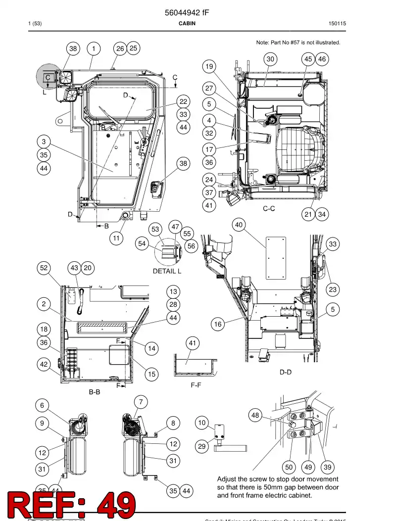 06532021 065 320 21 Screw - Sandvik Technical Drawing
