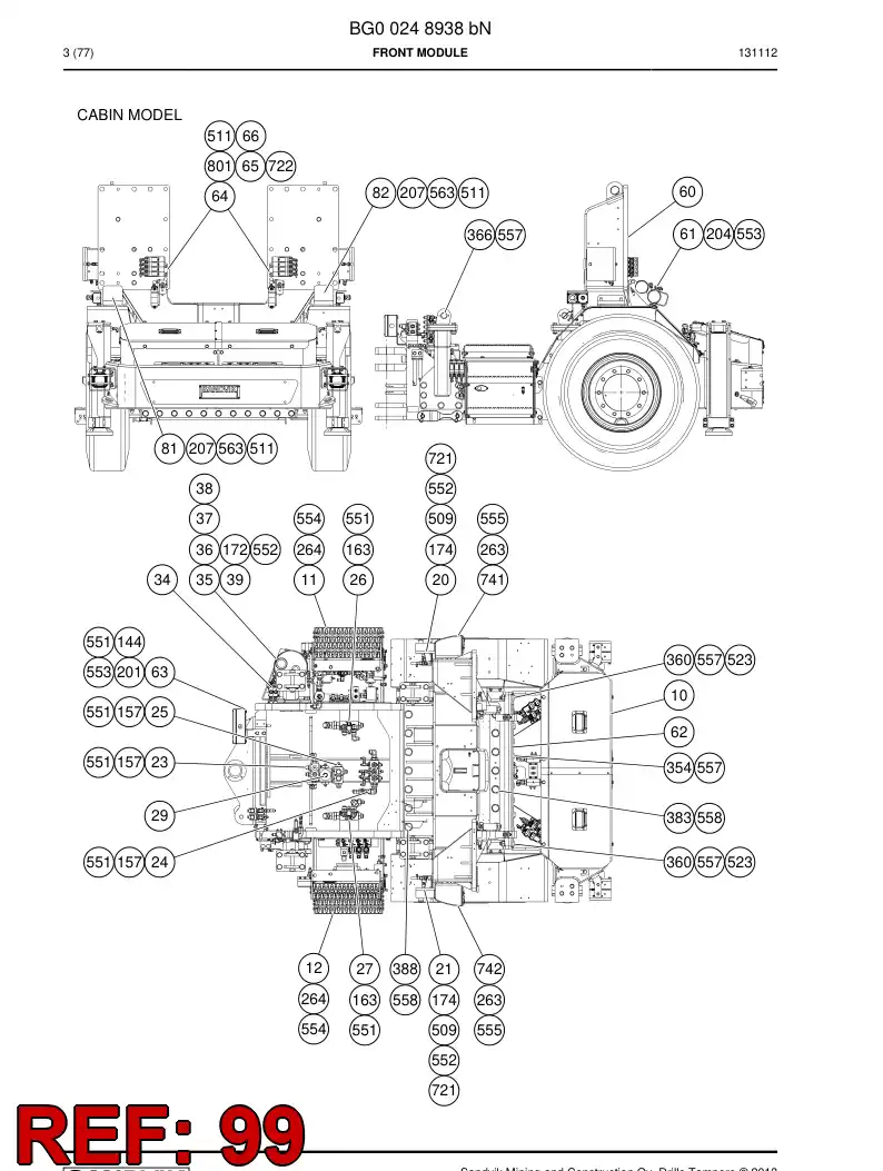 06532030 065 320 30 Hexagon socket head screw - Sandvik Technical Drawing