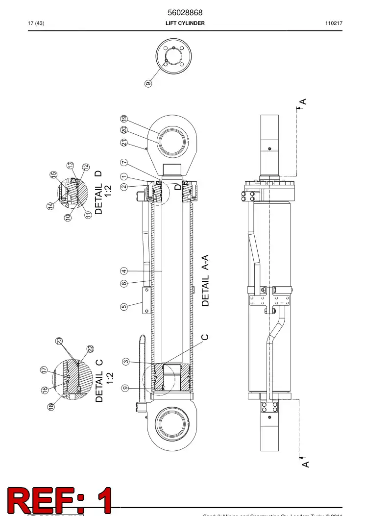 06532087 065 320 87 Hexagon socket head screw (full thread) - Sandvik Technical Drawing