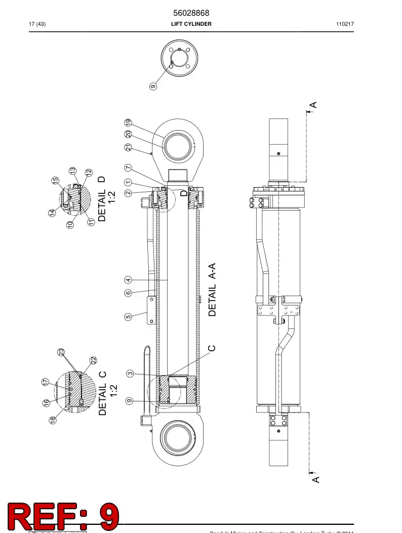 06532638 065 326 38 Hexagon socket set screw - Sandvik Technical Drawing