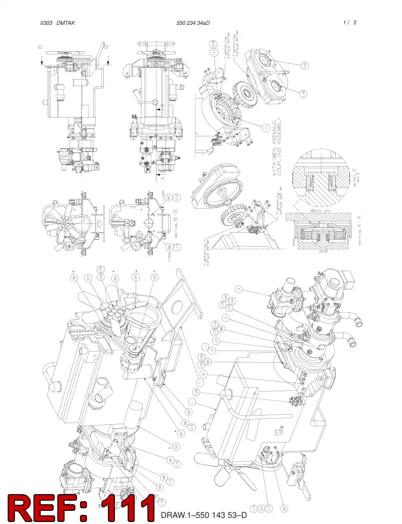 06535430 065 354 30 HEXAGON HEAD SCREW - Sandvik Technical Drawing