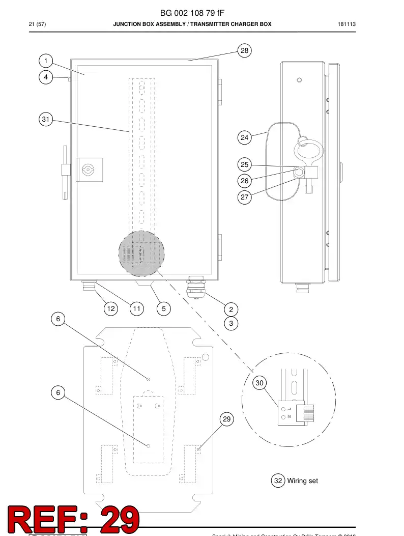 06538843 065 388 43 SCREW, CR, PAN HEAD - Sandvik Technical Drawing