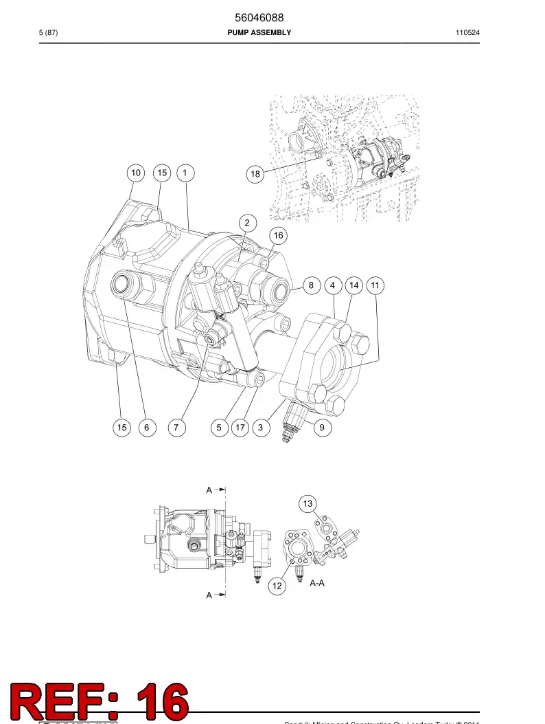 06544524 065 445 24 Screw - Sandvik Technical Drawing