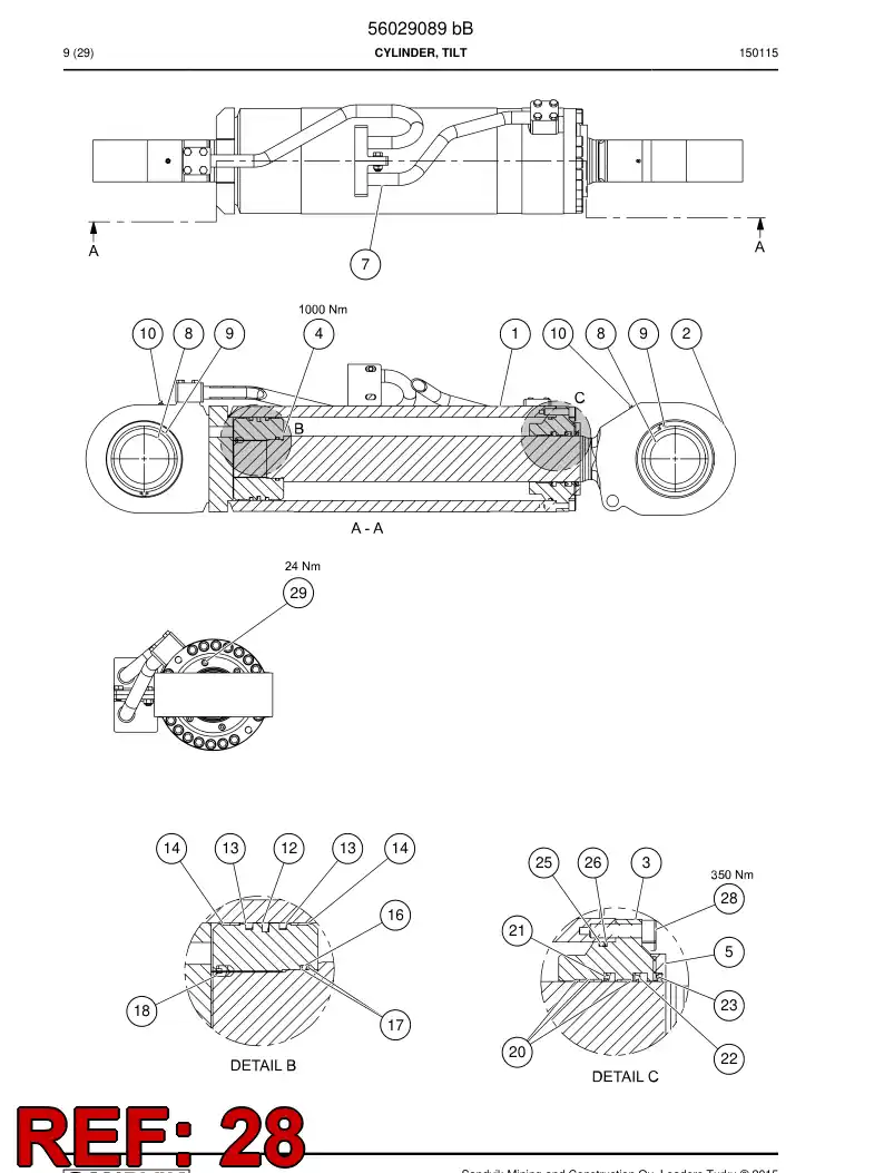06544588 065 445 88 Hexagon socket head screw (full thread) - Sandvik Technical Drawing