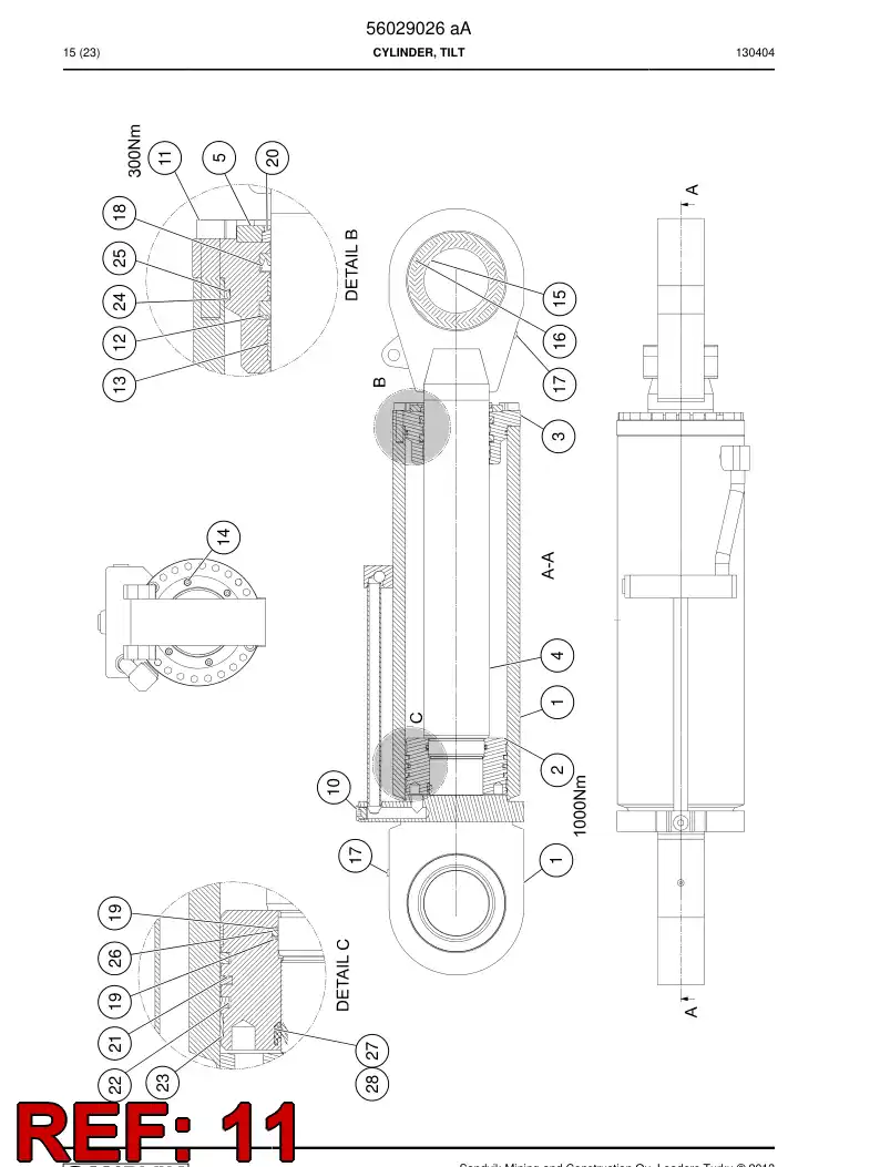 06544589 065 445 89 Screw - Sandvik Technical Drawing