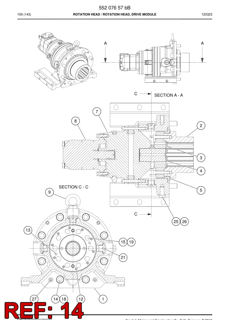 06544606 065 446 06 Hexagon socket head screw (full thread) - Sandvik Technical Drawing