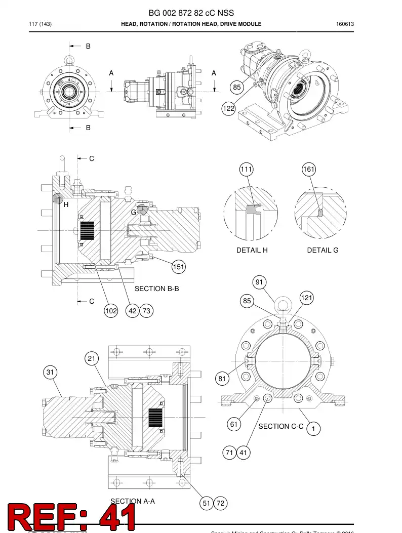 06544606a 065 446 06a Hexagon socket head screw - Sandvik Technical Drawing