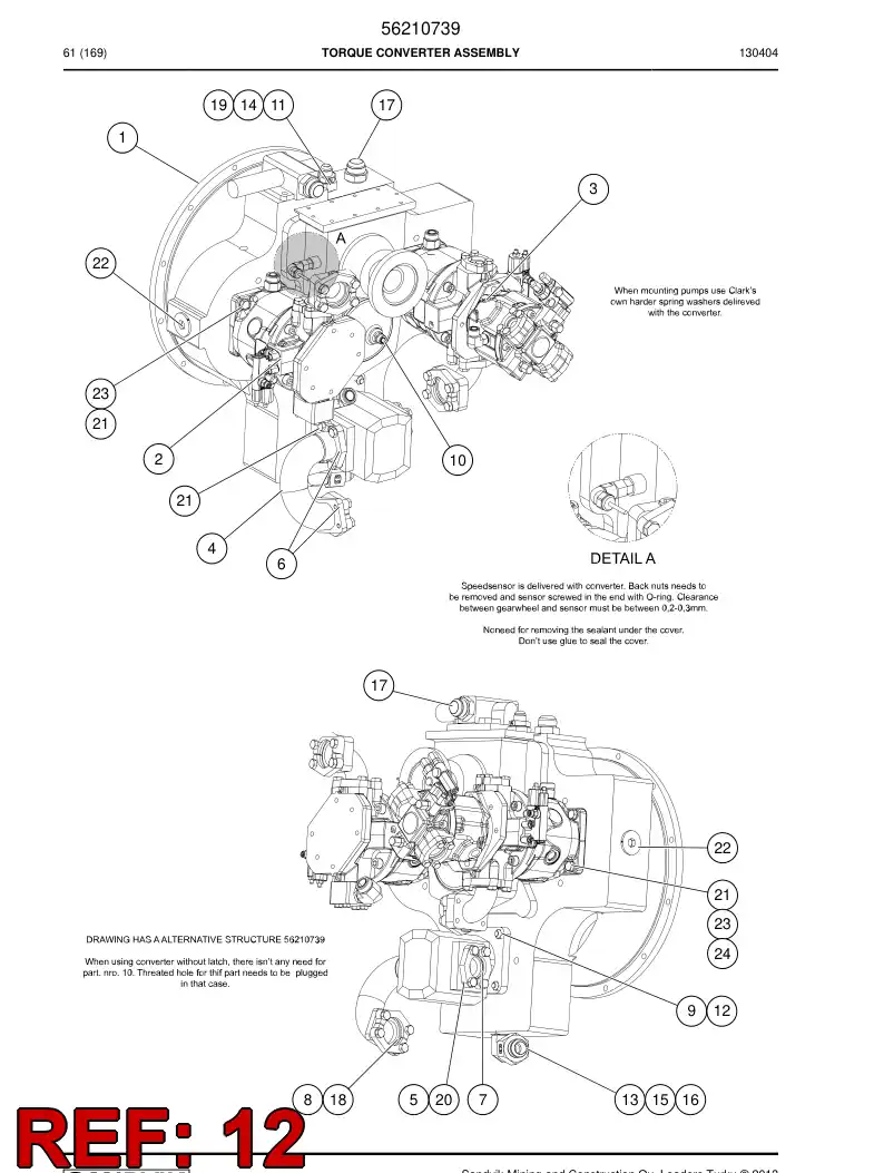 06545467 065 454 67 Stud - Sandvik Technical Drawing
