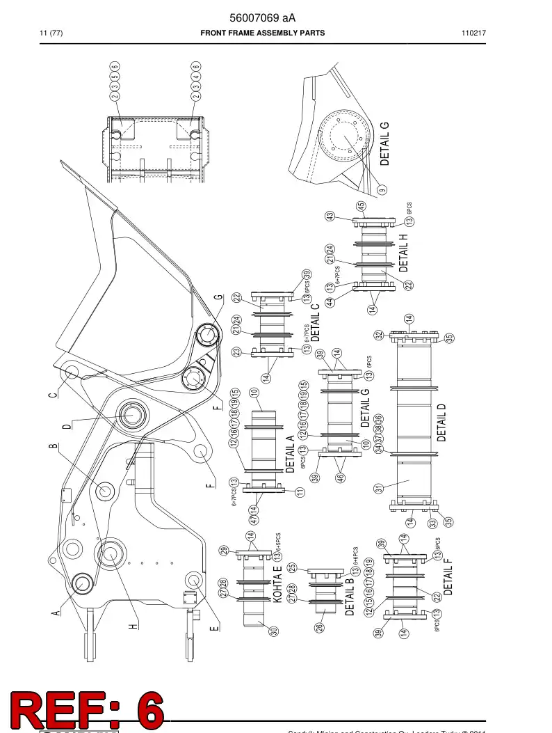 06568007 065 680 07 Spring-type straight pin - Sandvik Technical Drawing