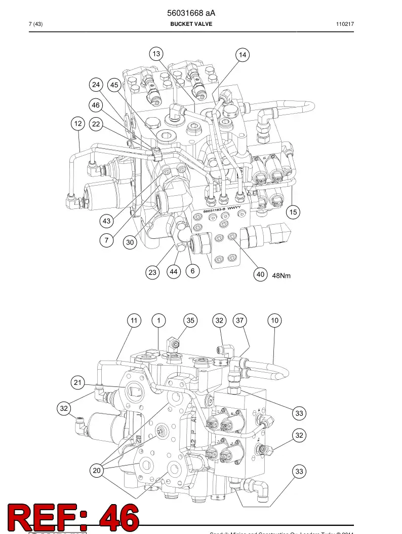 06575106 065 751 06 Nut, Hexagon, Nyloc - Sandvik Technical Drawing