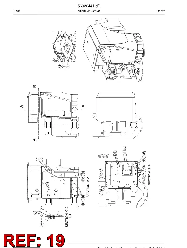 06575114 065 751 14 Nut, Hexagon, Nyloc - Sandvik Technical Drawing