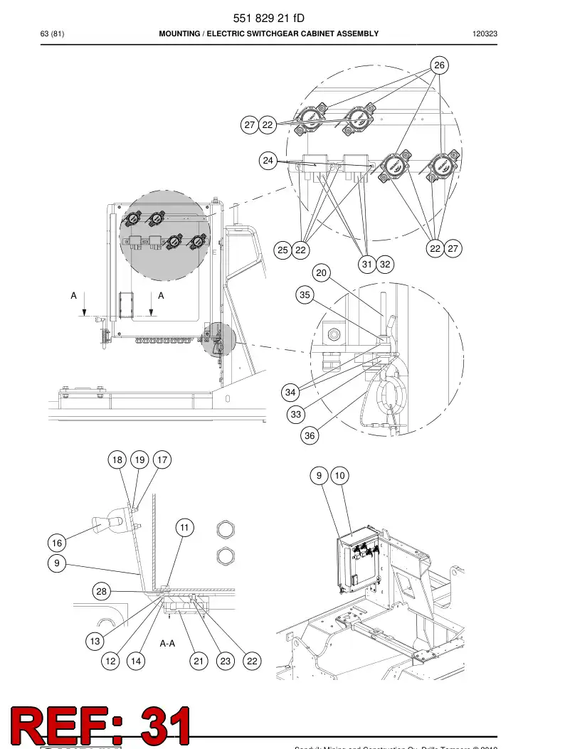 06582406 065 824 06 Washer - Sandvik Technical Drawing