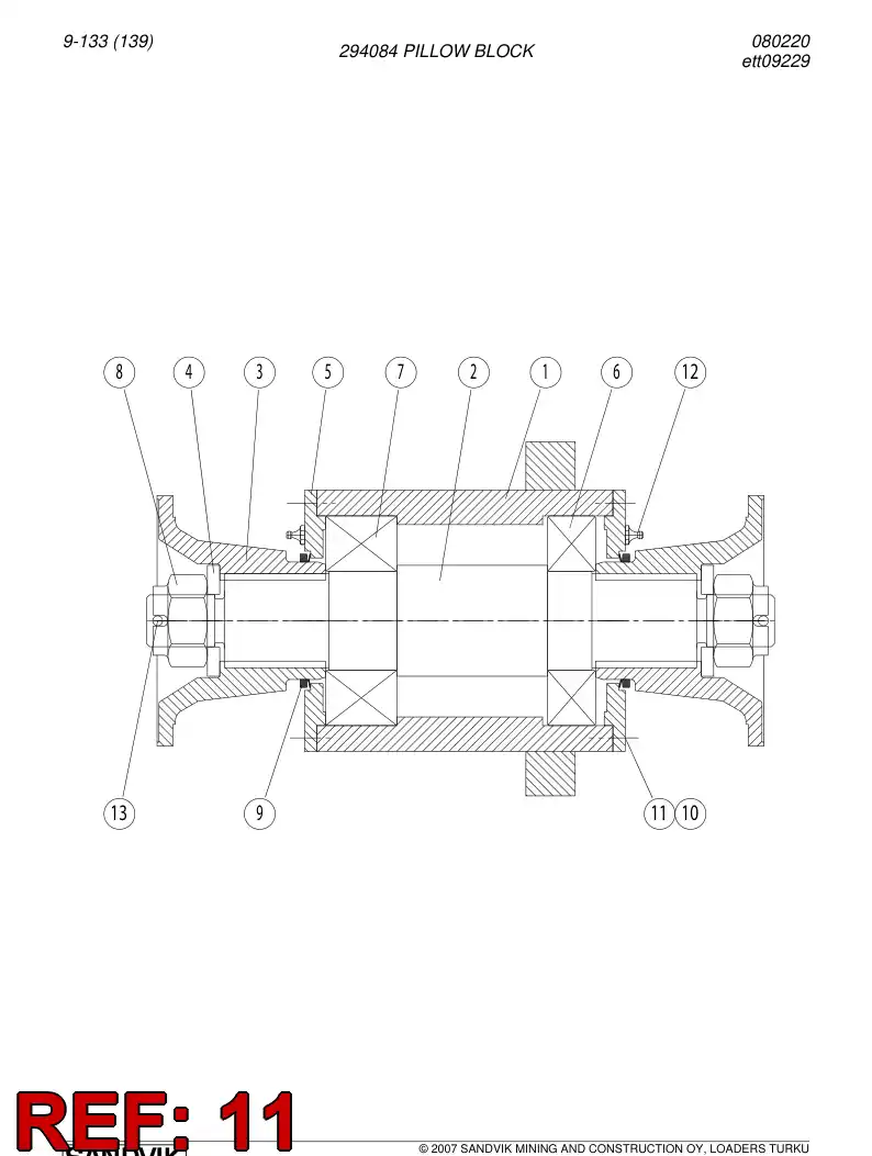 06582408 065 824 08 Spring washer - Sandvik Technical Drawing