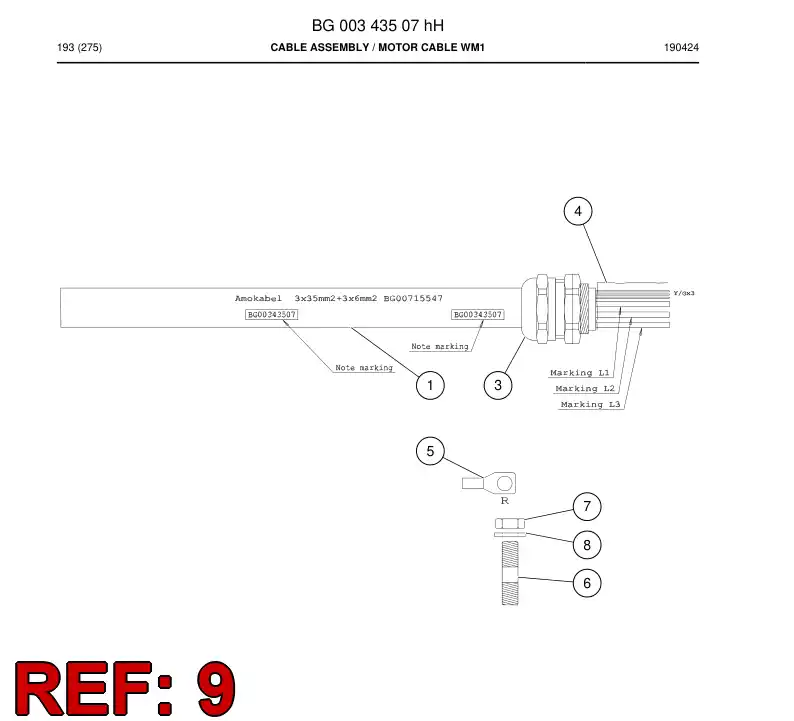 06582609 065 826 09 Washer, Star - Sandvik Technical Drawing