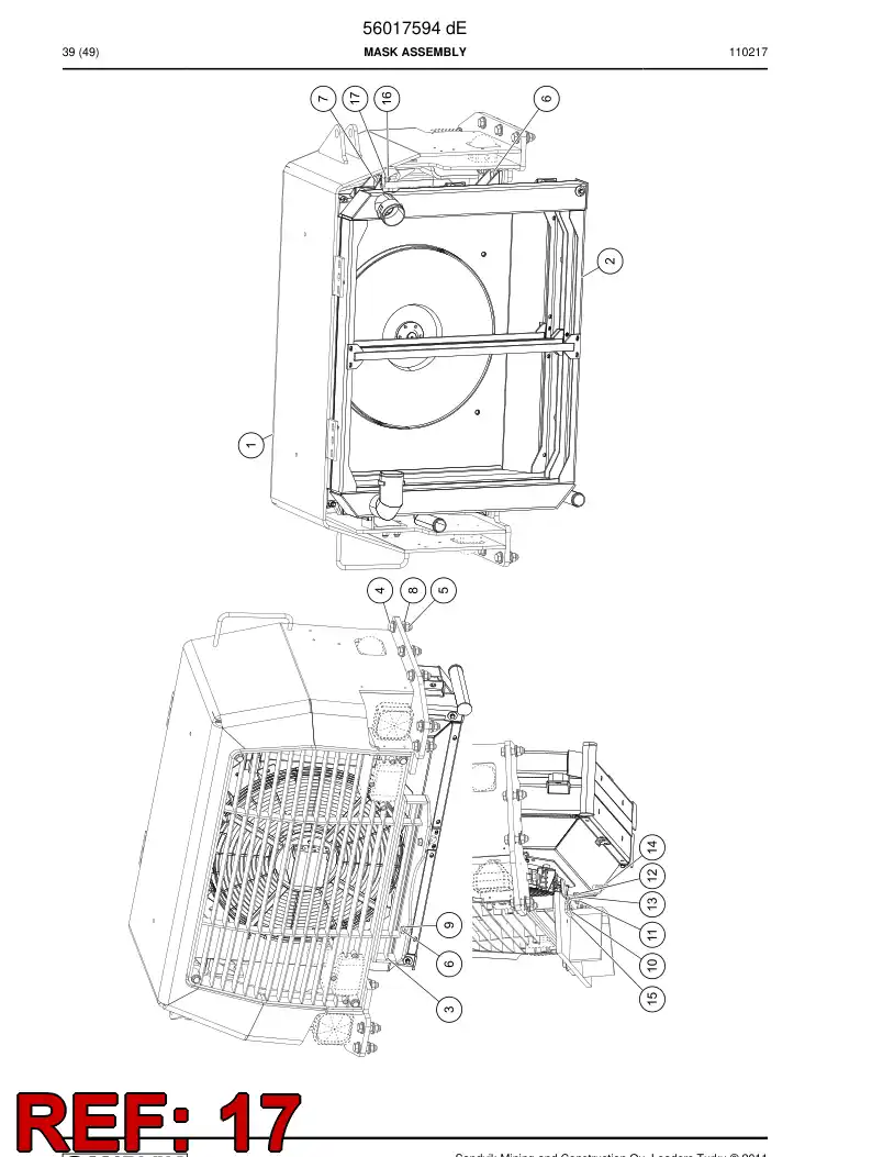 06589470 065 894 70 Washer, Plain - Sandvik Technical Drawing