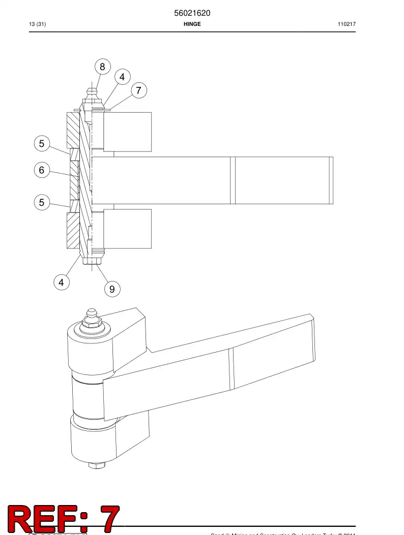 06590013 065 900 13 CIRCLIP - Sandvik Technical Drawing