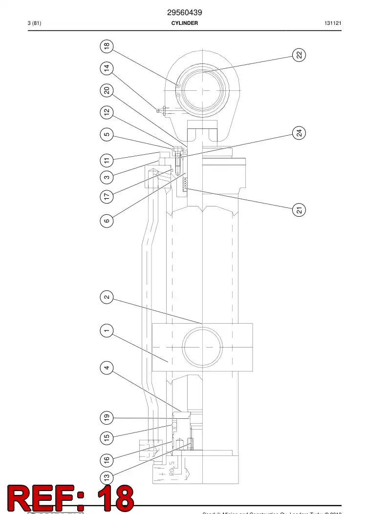 06590368 065 903 68 Circlip - Sandvik Technical Drawing