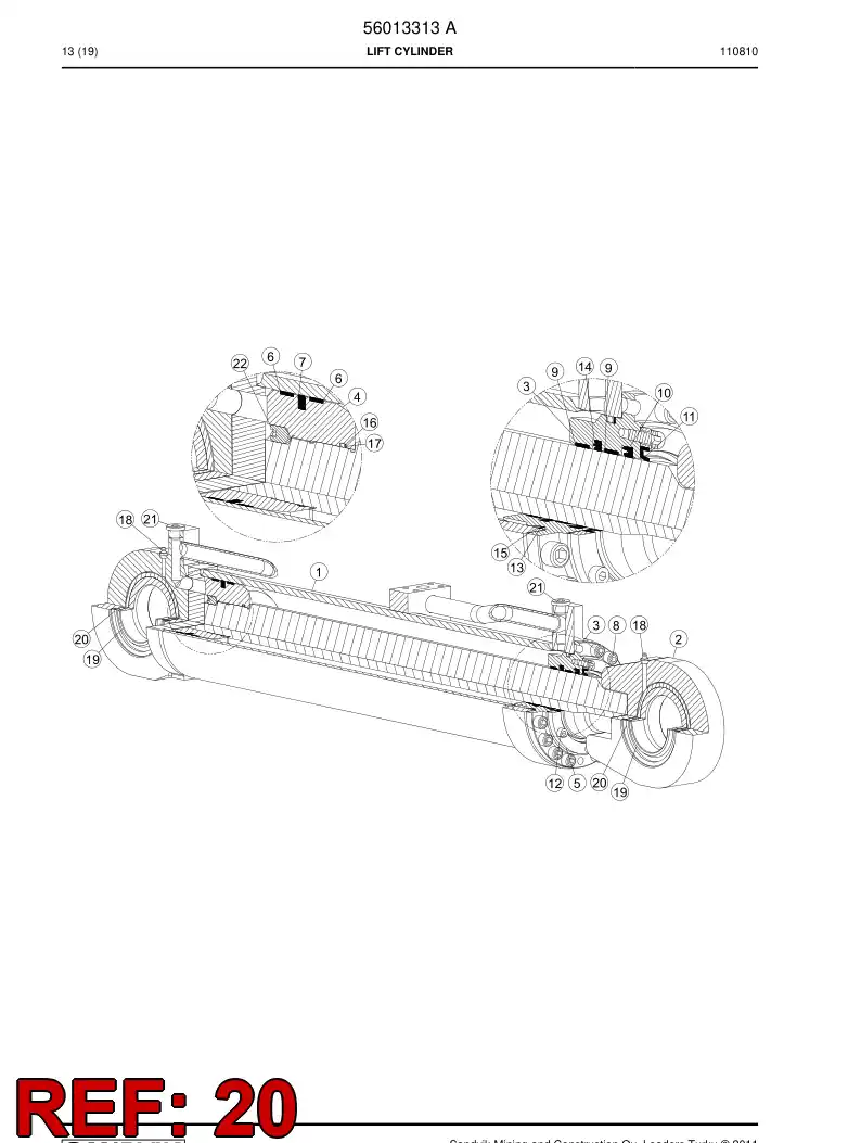 06590383 065 903 83 Circlip - Sandvik Technical Drawing