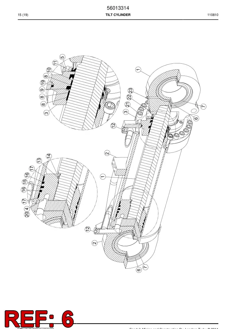 06590403 065 904 03 Circlip - Sandvik Technical Drawing