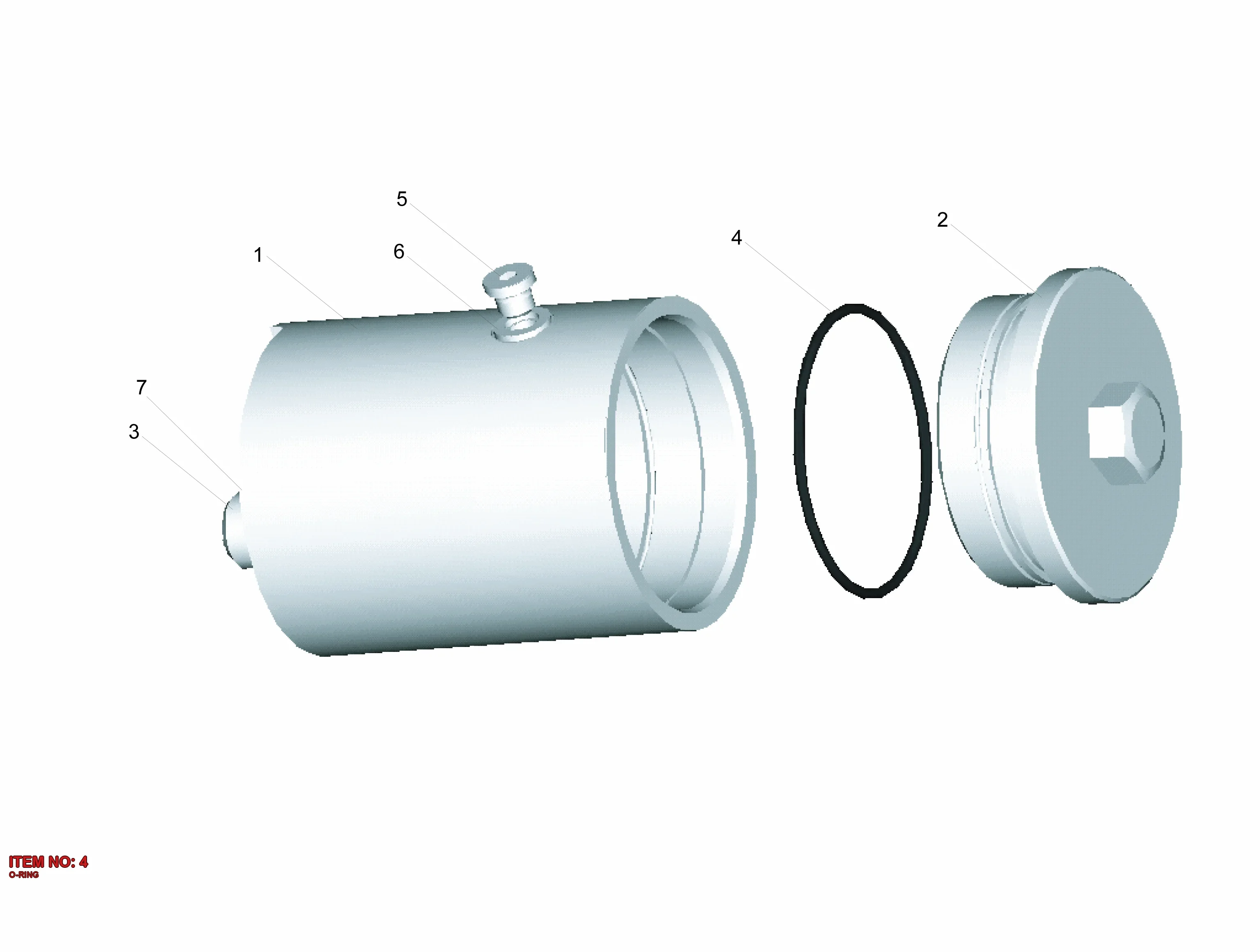 0663 2106 66 O-RING - Technical Drawing