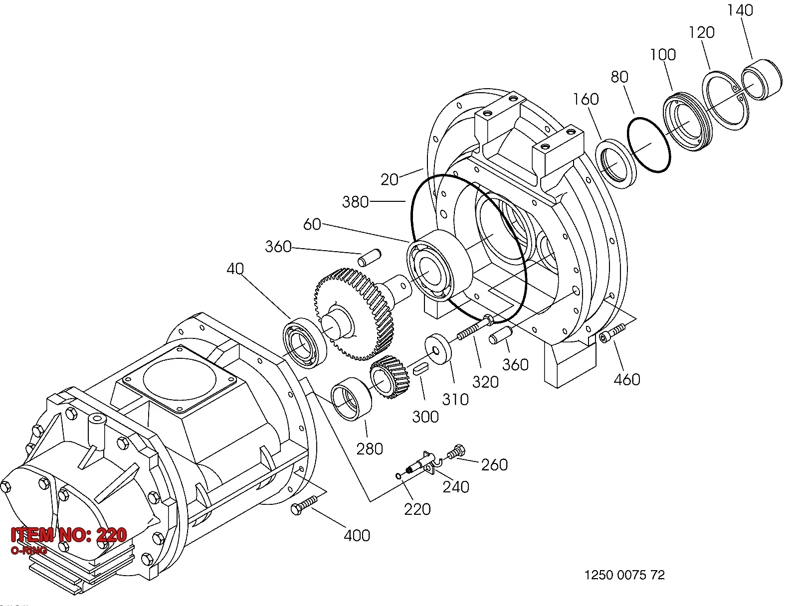 0663 2109 30 O-RING - Technical Drawing