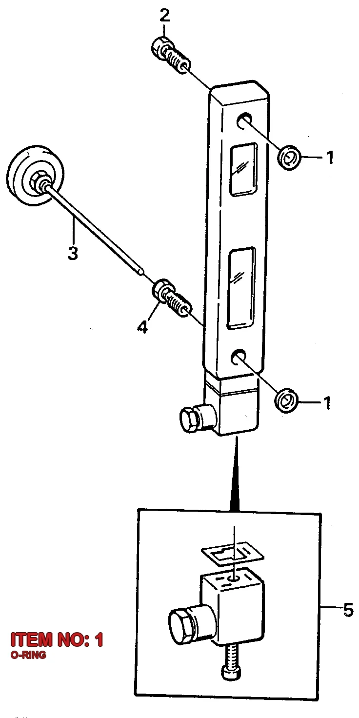 0663 2119 00 O-RING - Technical Drawing