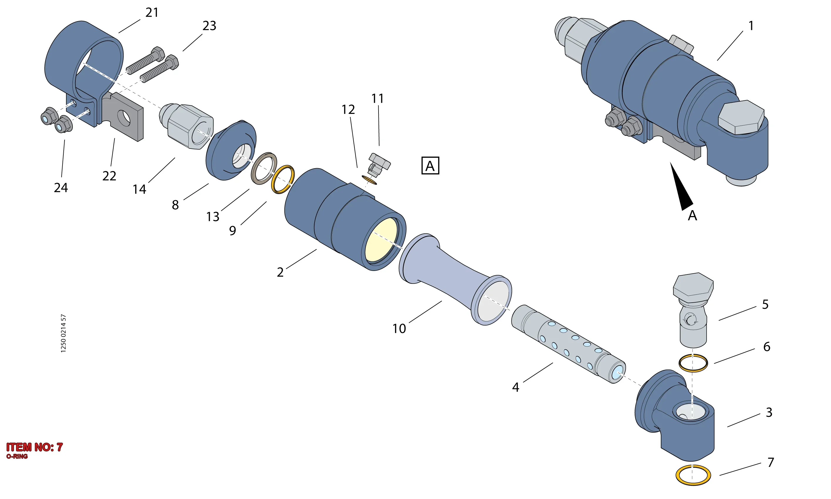 0663 2129 01 – O-RING - Technical Drawing