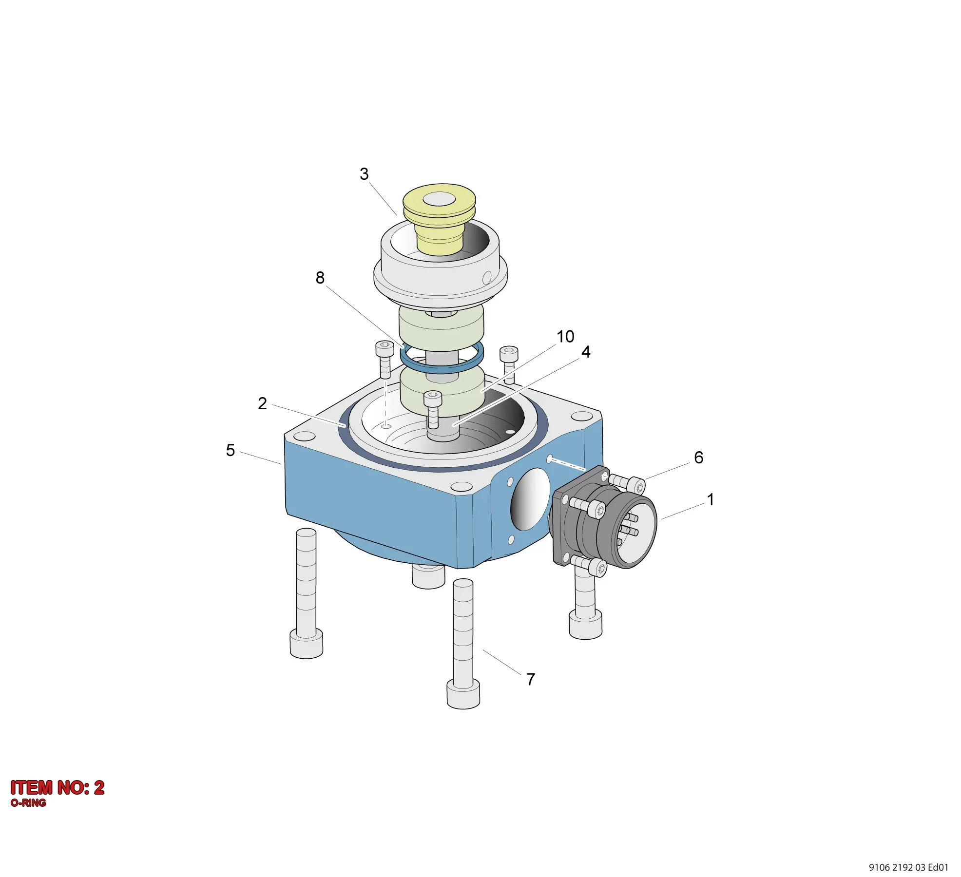 0663 9045 00 O-RING - Technical Drawing