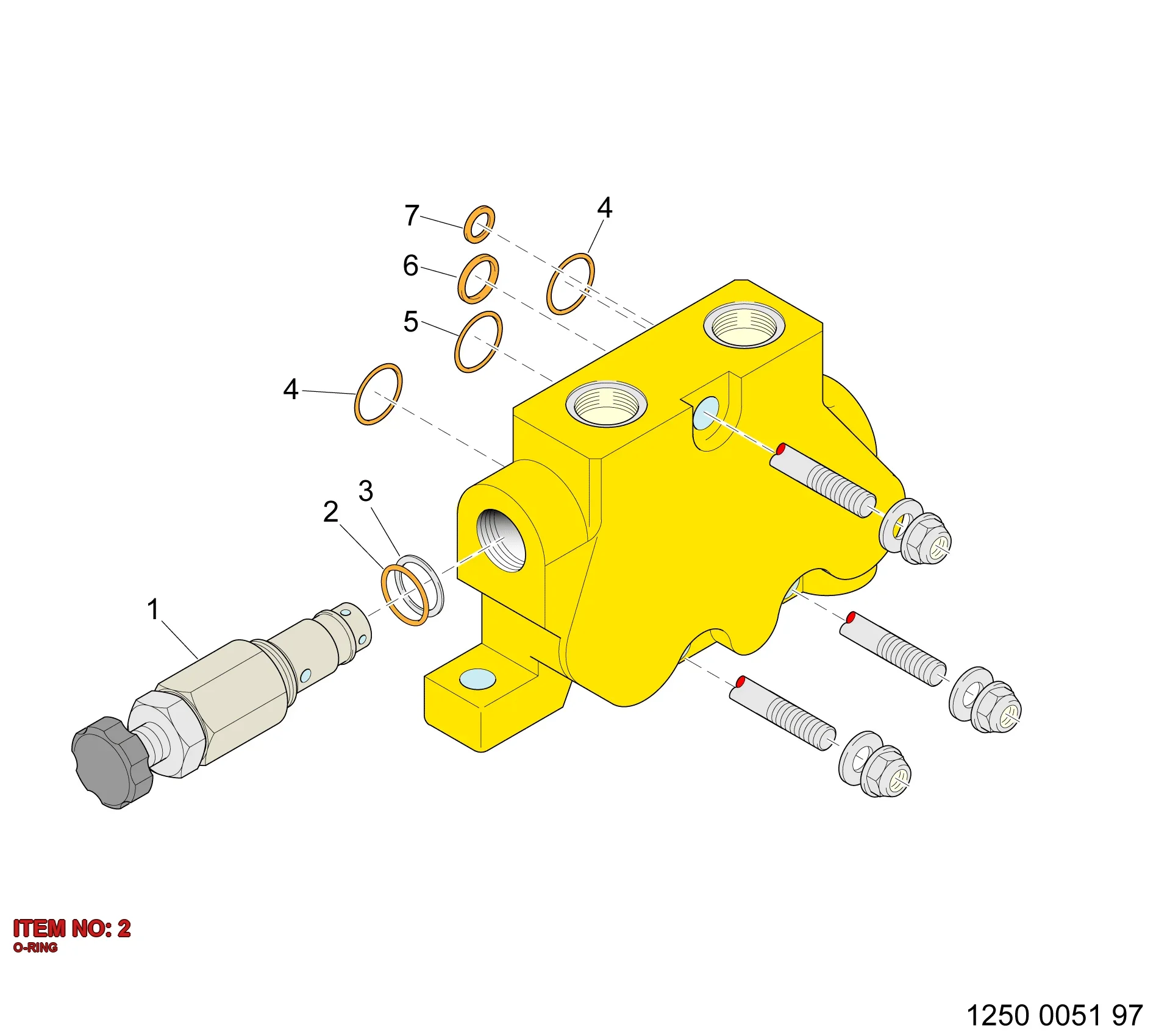 0663 9076 01 O-RING - Technical Drawing