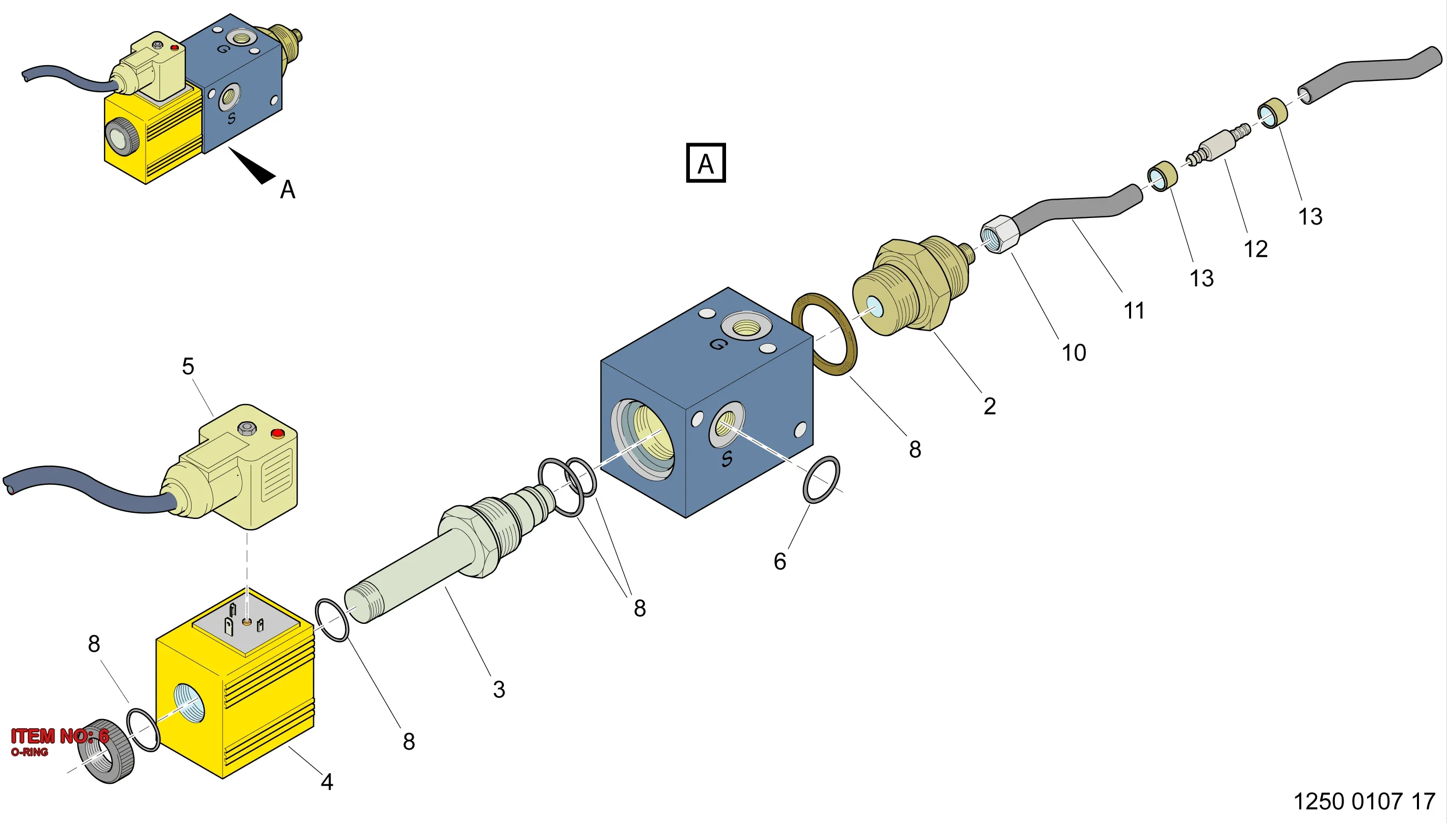 0663 9078 00 O-RING - Technical Drawing