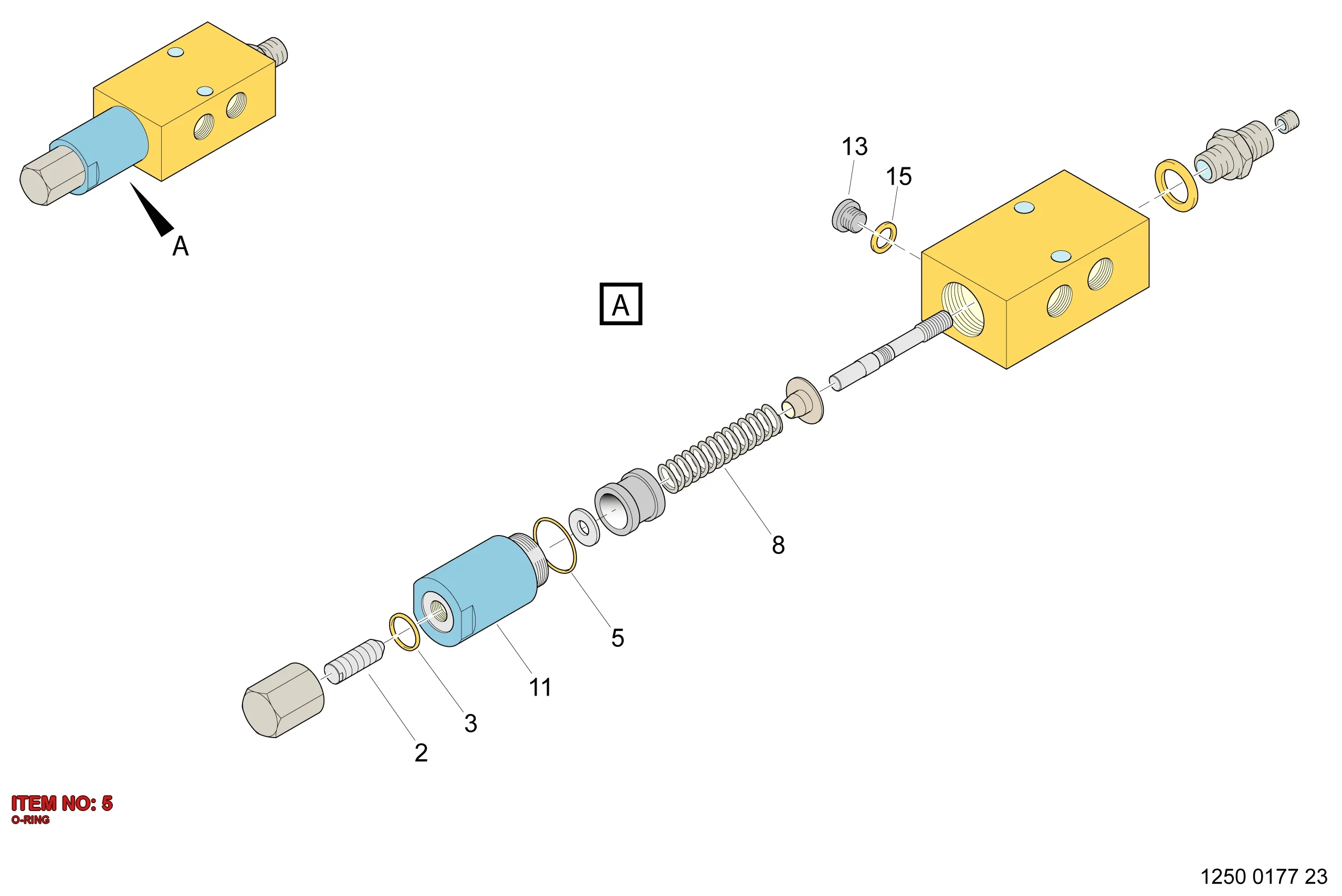 0663 9822 00 O-RING - Technical Drawing