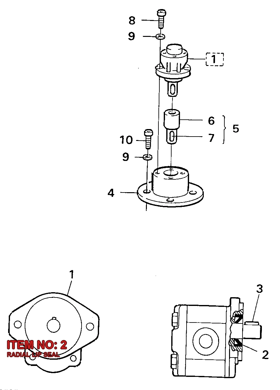 0666 6000 39 RADIAL LIP SEAL - Technical Drawing