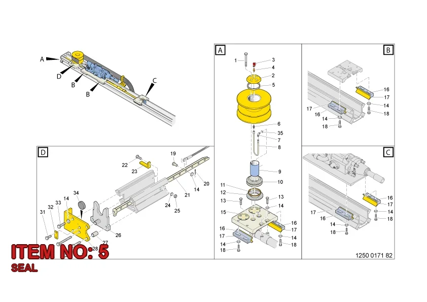 0666 8100 53 SEAL - Technical Drawing