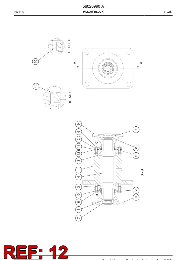 06713040 067 130 40 Shim - Sandvik Technical Drawing