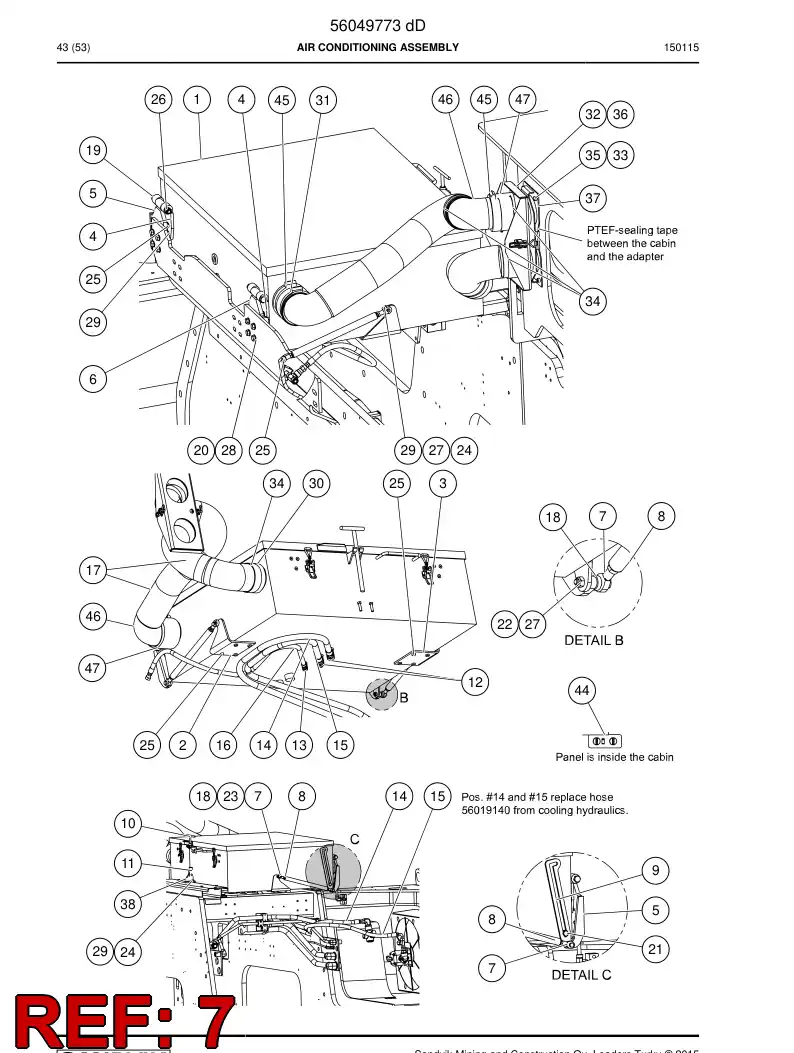 06743102 067 431 02 SEAL, Ball - Sandvik Technical Drawing