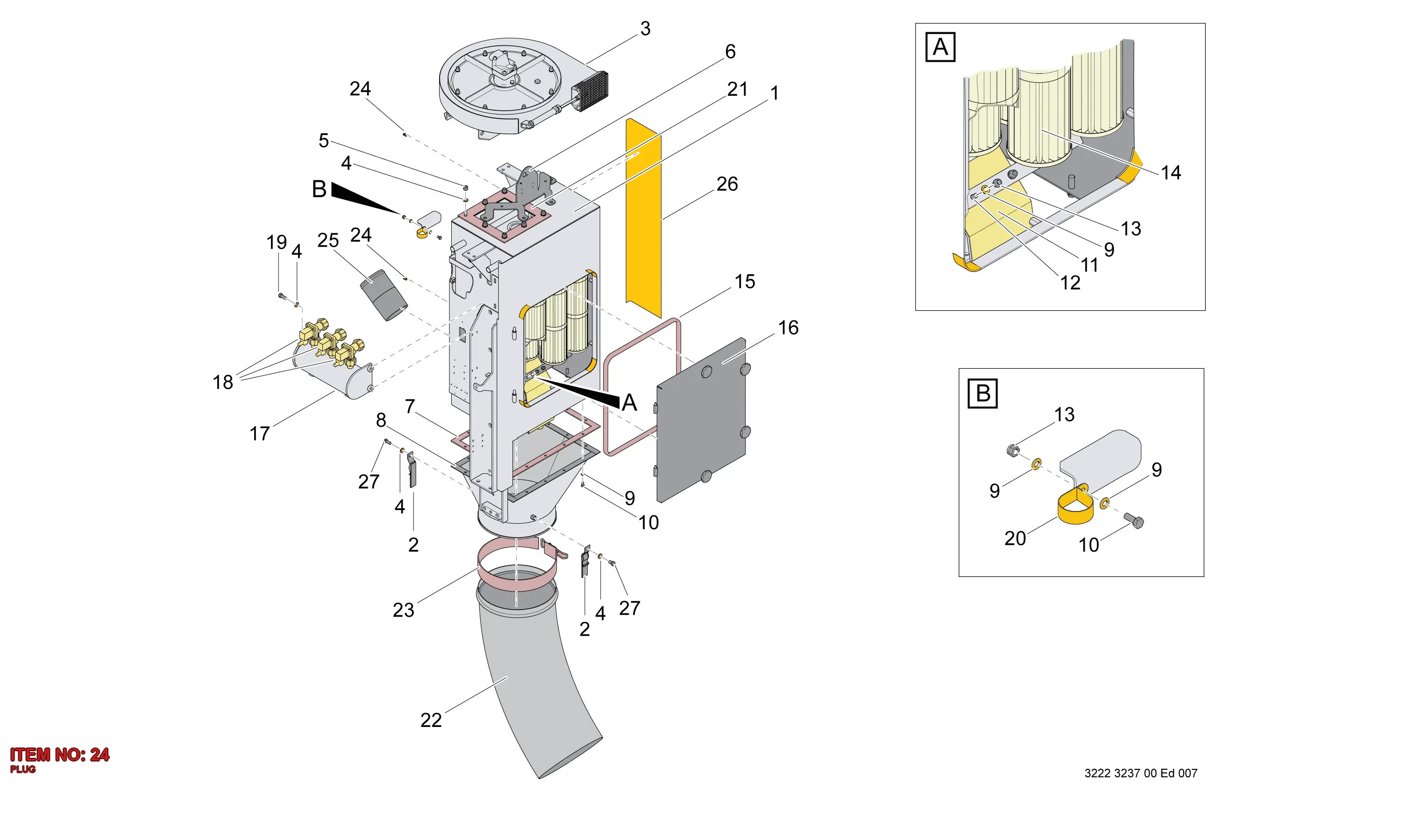 0686 3101 00 – PLUG - Technical Drawing